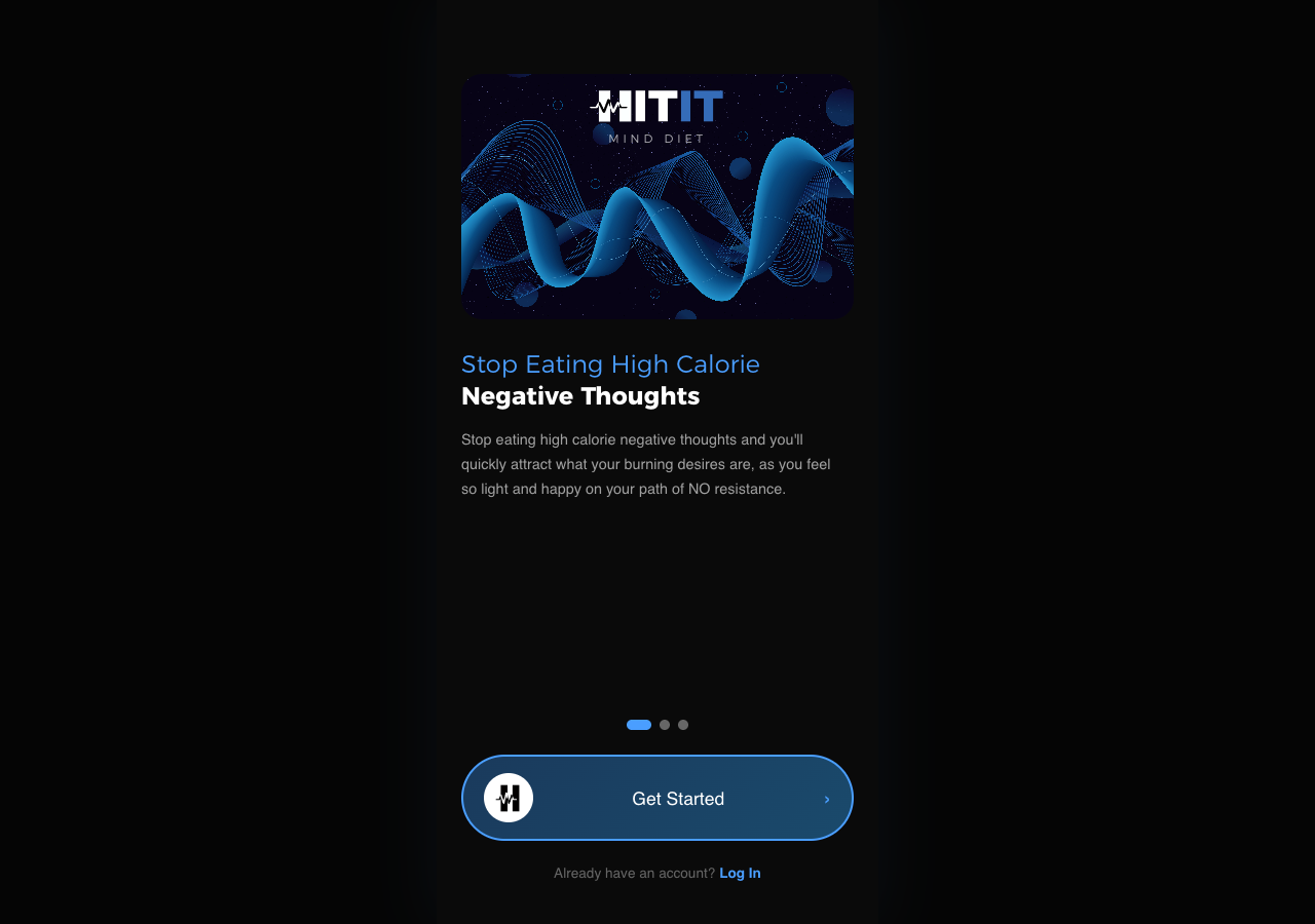 HIT IT Mind Diet web app